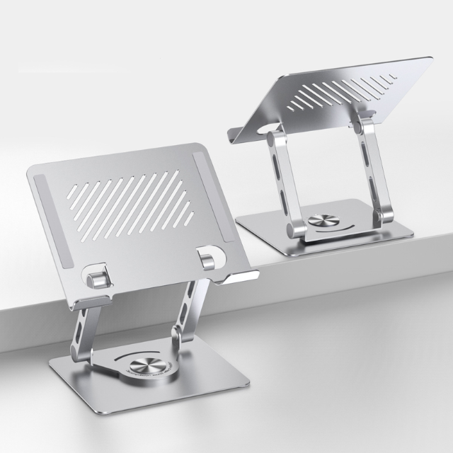 Ergonomic Aluminium 360 Degree Adjustable Stand for IPad Pro Carbon Steel Mult-Angle Holder Comfortable Convenience for Desktop