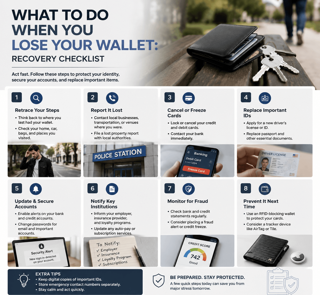 What to Do When You Lose Your Wallet: Recovery Checklist