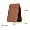 PU Leather Magnetic Phone Wallet Card Holder - Universal