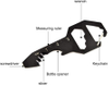 Stainless Steel Multitool Keychain Carabiner Clip - Outdoor