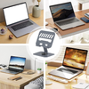New Arrival Portable Foldable Aluminum Laptop Riser Stand Desk for IPad for IPhone PC Wholesale Price for Apple IPhones Holder