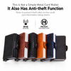 Carbon Fiber Pop-Up Card Holder | RFID Blocking Double