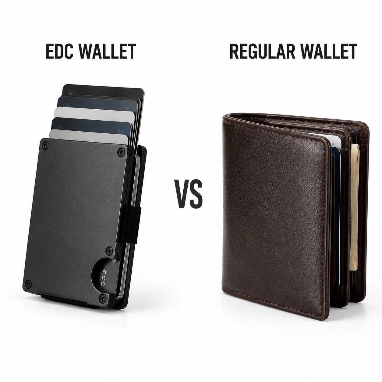 EDC Wallet vs Regular Wallet: A Manufacturer's Side-by-Side Guide