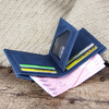 PU Leather Men's Wallet Short Clutch - Waterproof Letter