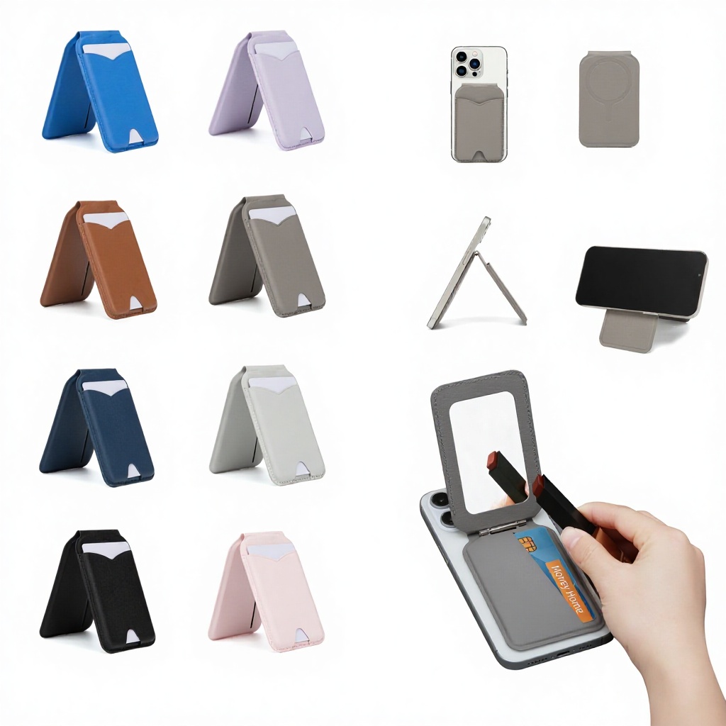 Japan Style PU Leather Multi-Color Card Holder Wallet