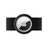 Black Silicone AirTag Holder Wallet | Anti-Lost Elastic