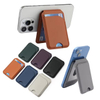 PU Leather Wallet Phone Case with Magnetic Card Slot -