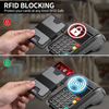 PU/Aluminum Card Holder Pop Up Wallet Slim