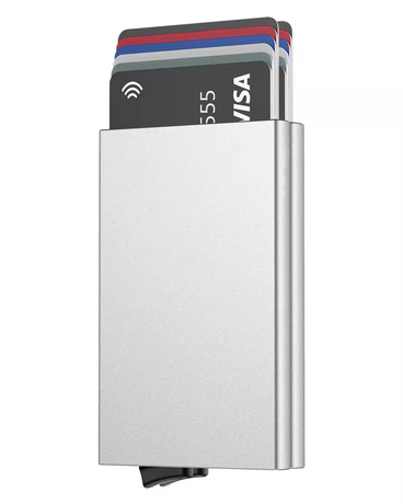 Aluminum Card Holder RFID Blocking Slim Wallet - Business