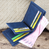 PU Leather Men's Wallet Short Clutch - Waterproof Letter