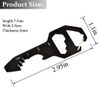 Stainless Steel Multitool Keychain Carabiner Clip - Outdoor