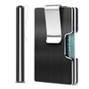 Aluminum Credit Card Holder with Money Clip - Slim Anti-Thef