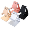 Aluminum Desktop Adjustable Cell Phone Stand, Dock, Holder, Compatible with Apple Samsung And Other Mobile Phones