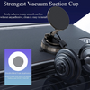 360 Degree Rotating Magnetic Car Mobile Phone Holder Vacuum Suction Cup Easy Access Phone Console Instrument