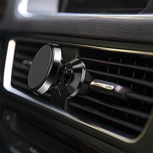 Custom logo Mini Magnetic Car Mount Mobile Phone Holder Metal Plate air Vent Magnetic Car Phone Holder