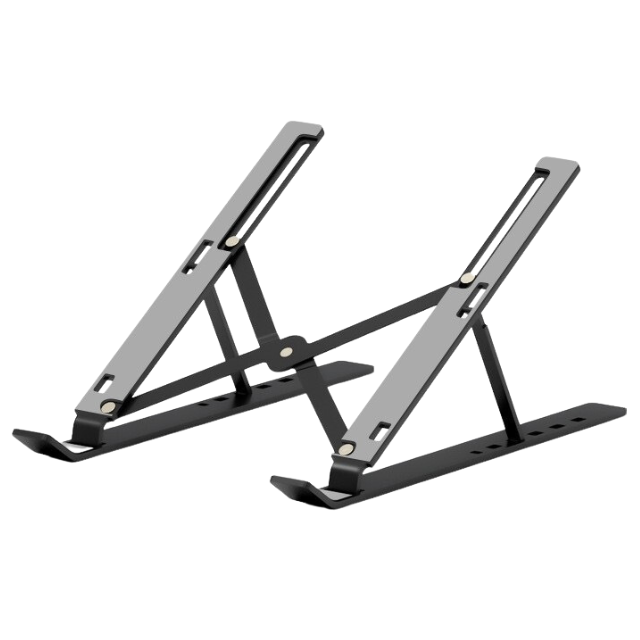 New 18 Inch Aluminum Laptop Stand Computer Riser Metal Holder with Cooling Features Compatible for Notebook & Laptop