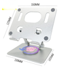 Aluminum Alloy 360 Degree Rotating Folding Notebook Laptop Stand Metal Cooling Bracket