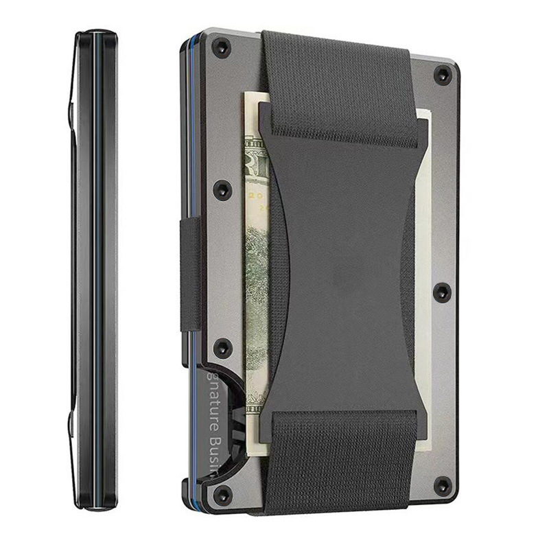 metal wallets for men+2