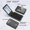Carbon Fiber RFID Blocking Card Holder with Pop-up Feature
